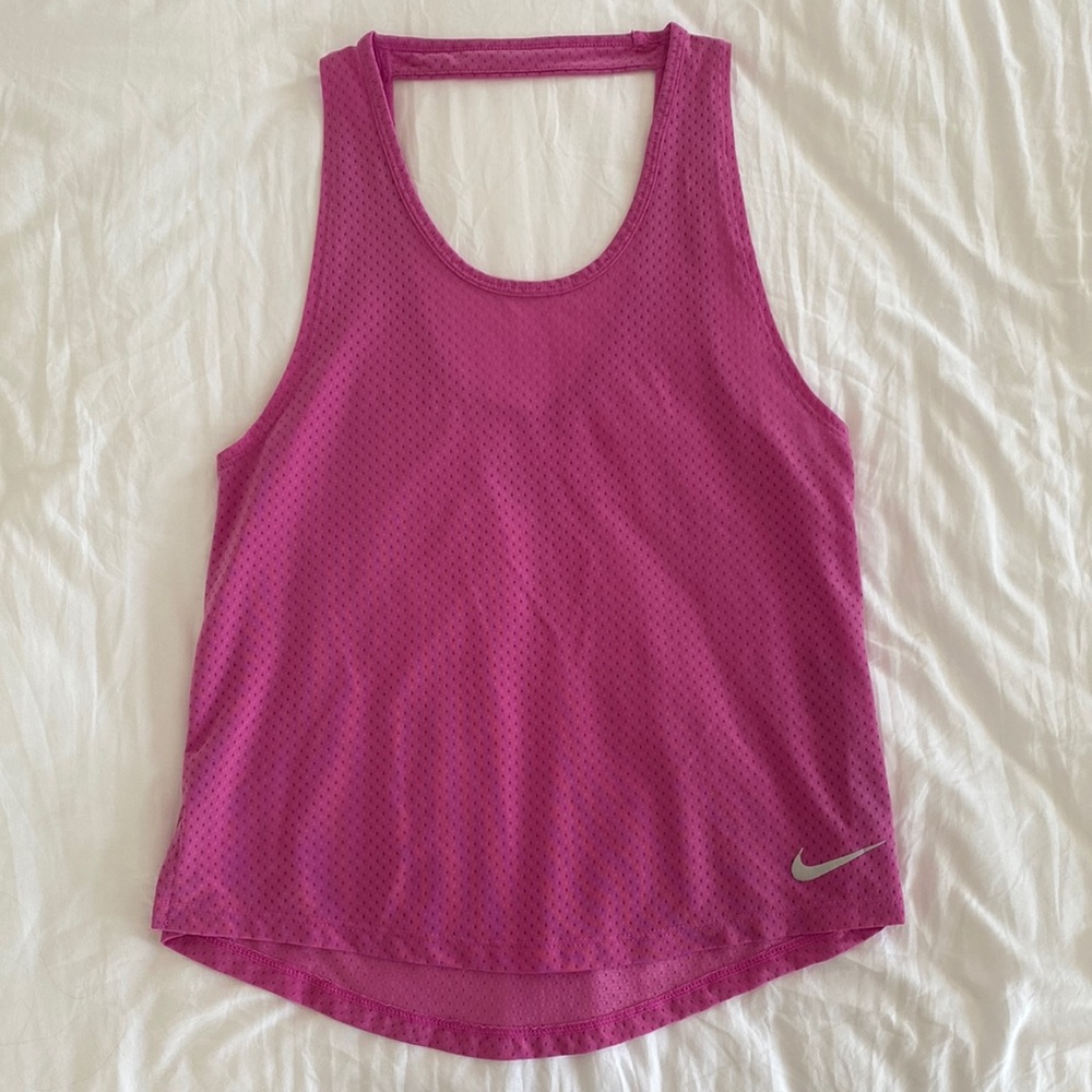 Nike tank top with open back
